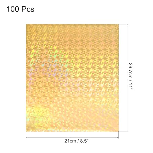 Feuille de transfert de toner d'une brillance or d'exception pour projets A4 - 2