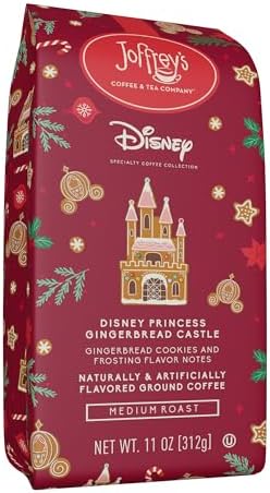 Joffrey's Disney Princess Gingerbread Castle Flavored Coffee, Medium Roast (Ground, 11oz)