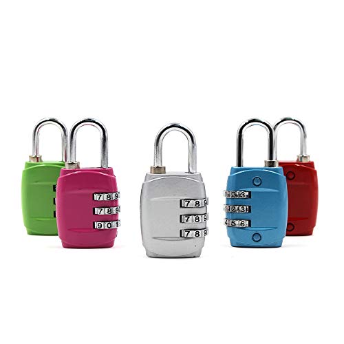 DECDEAL 3 Dial Combinação de Dígitos Senha Código de Bloqueio Bloqueio Proteger Locker para Mala de