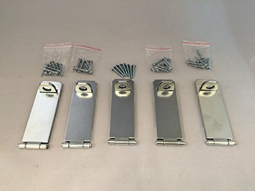 Image of 4-1 /2 inch Single-Hinged Security Hasp (5 Pack)