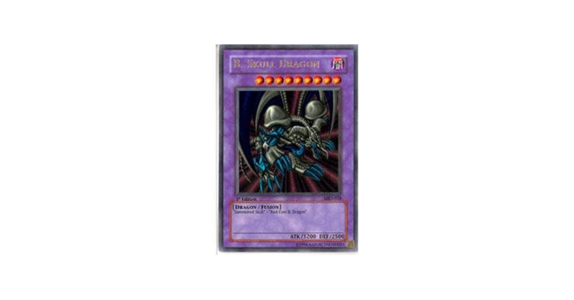 PSA9 遊戯王　旧アジア版　MRD-018 B. SKULL DRAGON 2002 Yu-Gi-Oh! Metal Raiders 1st Edition B. Skull Dragon 1St