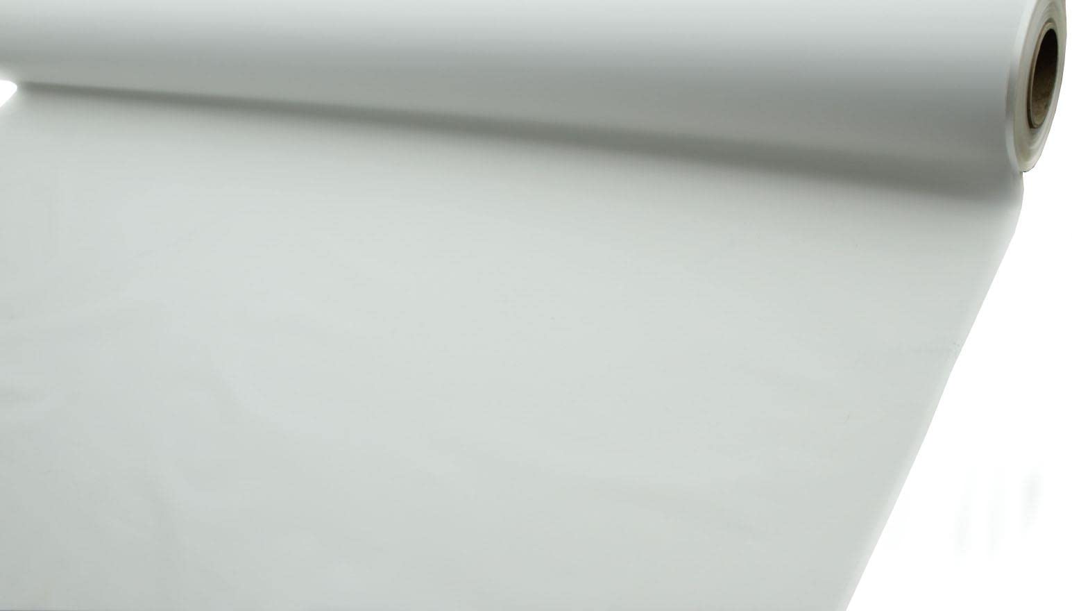 50m Frosted Florist Cellophane Gift Wrap White (4865-50)