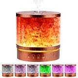 BWJBSW Essential Oil Diffuser Himalayan Salt Lamp Combo 400ml...