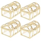 Fonction Principale: Coffre au trésor en plastique léger et transparent, idéal pour le rangement d'articles divers et la conservation de petits objets précieux, facilitant l'organisation et la protection