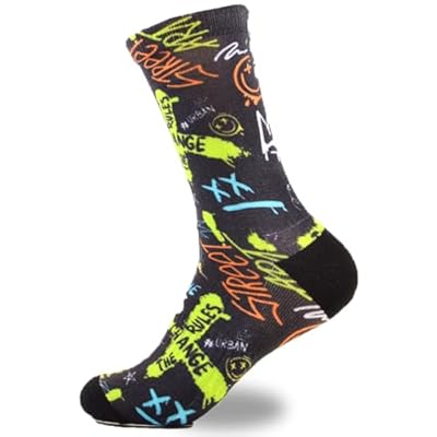 Everfly Calcetines Crossfit - Calcetines Hombre Divertidos Mujer - Media Caña Deporte Gimnasio Padel Baloncesto Ciclismo Running Futbol Senderismo Tecnico Amortiguacion - Regalo Ropa (Urban, 41-45) | Ya disponible en tu tienda friki favorita! En mundofriki.es!
