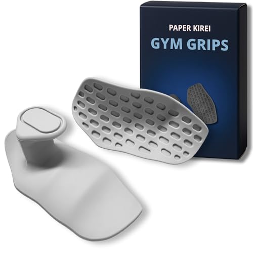 Paper Kirei Workout Grips for Weight Lifting – Non-Slip Gym Grips, Hand Grips for Deadlifts, Rows, Lifting Grips & Weight Grip Pads for Men and Women – Gym Gloves Alternative