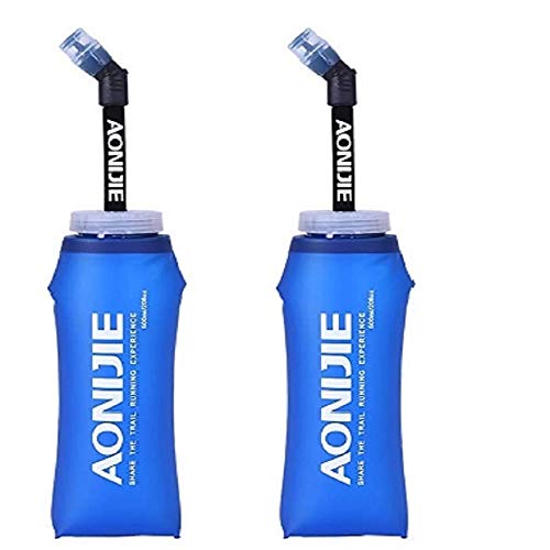 Termo de agua blando y plegable en TPU de 350ml libre de BPA con valvula antigoteo
