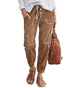 Flamingals Straight Leg Jeans for Women Multi Pocket Mid Rise Jeans Without Belt Denim...