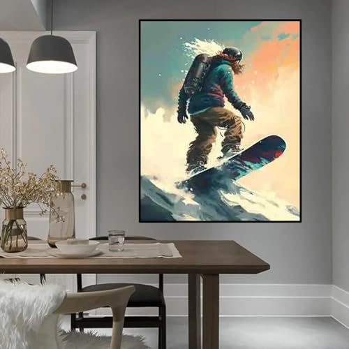 Decoration murale maison snowboard le cadeau ideal pour skieur