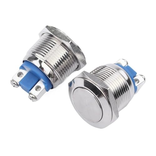 Interruptor pulsador de 19mm normalmente abierto IP66 con soldadura pin 6