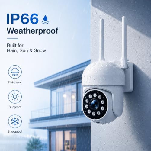 Camcamp Wireless Security Camera System with 10 Inch Monitor, 8 PTZ Cameras — view 7