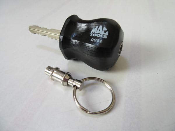 Amazon.co.jp: 新ロゴ 加工済マックツール 改造グリップキーホルダー黒  