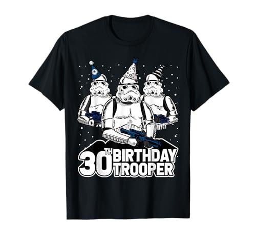 T-shirt Star Wars Stormtrooper anniversaire 30 ans et chapeaux de fête