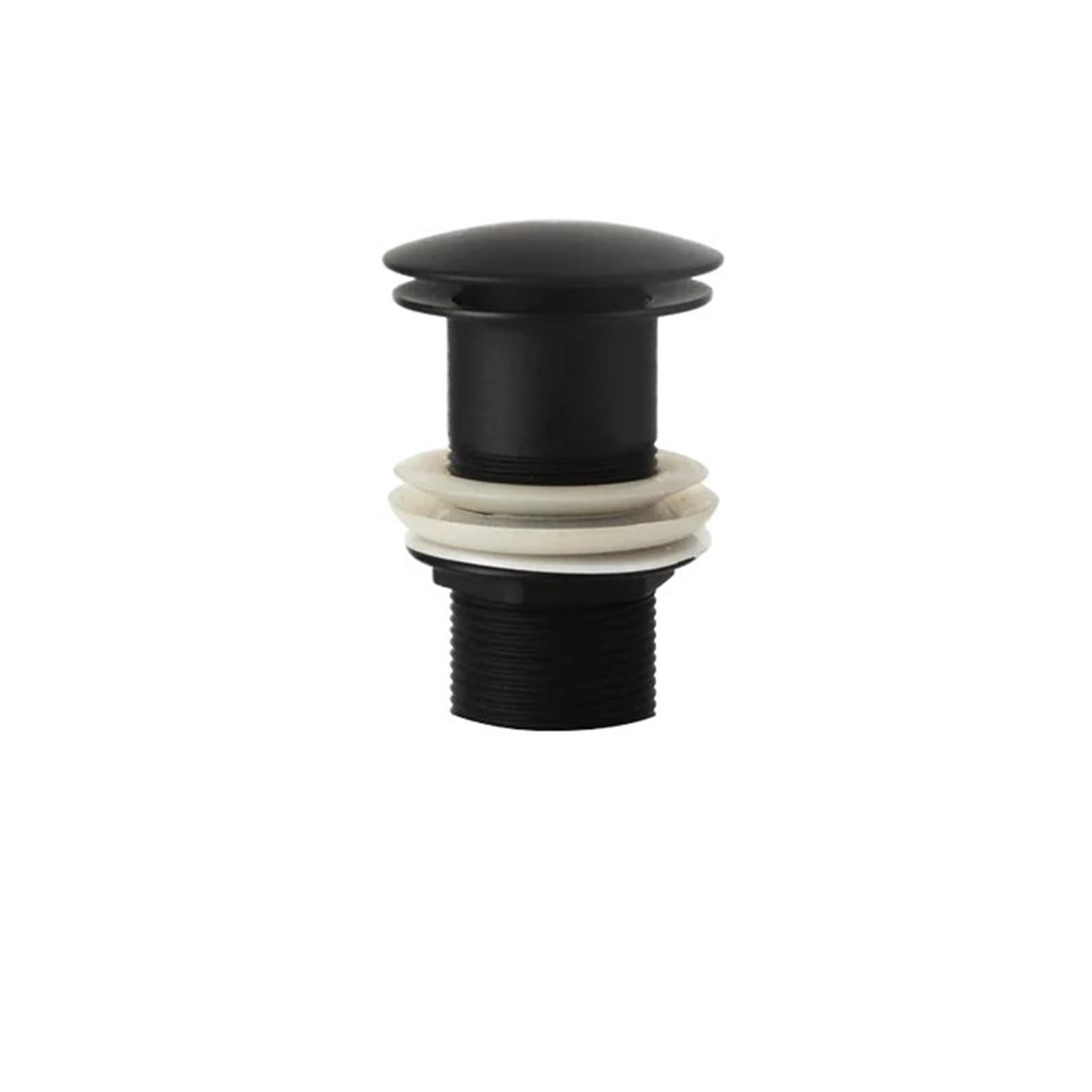 Pop Up Clack, Pop Up Sink Plug Drain Waste Stopper Multicolor For Bathroom Basin(Black No Hole)