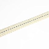 Länge: 1 Meter NKlaus 1 Meter 10mm 100% Natürliche Baumwolle Lampendocht flach Litzendocht Laternendocht für Ölbrenner Öllampe mit gereinigtem Petroleum 1295