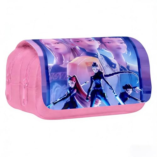 DONGSZQ Estuche, Estuche Escolar 2 Compartimentos, Gran Estuche de Papelería,...