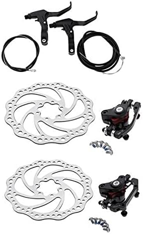 Upgrade Your Bike with 2x Bicycle Disc Brake Kit set - Enhanced Power Modulation & Easy Installation - Front and Rear 160mm Rotor - Perfect for Mountain & Road Bikes - Top Cycling