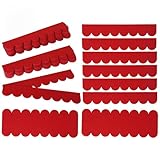 Cartone autoadesivo, mini tegole per decorare la casetta degli uccelli, scandole autoadesive per tetto della casetta di nidificazione, casetta per cani, 53 pezzi, colore: rosso