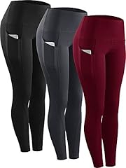 9017 Yoga Pant 3 Pack:black/Grey/Red