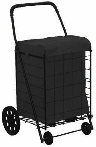 PrimeTrendzTM Jumbo Shopping Cart Liner securely to your shopping cart using loop fasteners. (This Is Only For The Liner Insert Not The Shopping Cart)