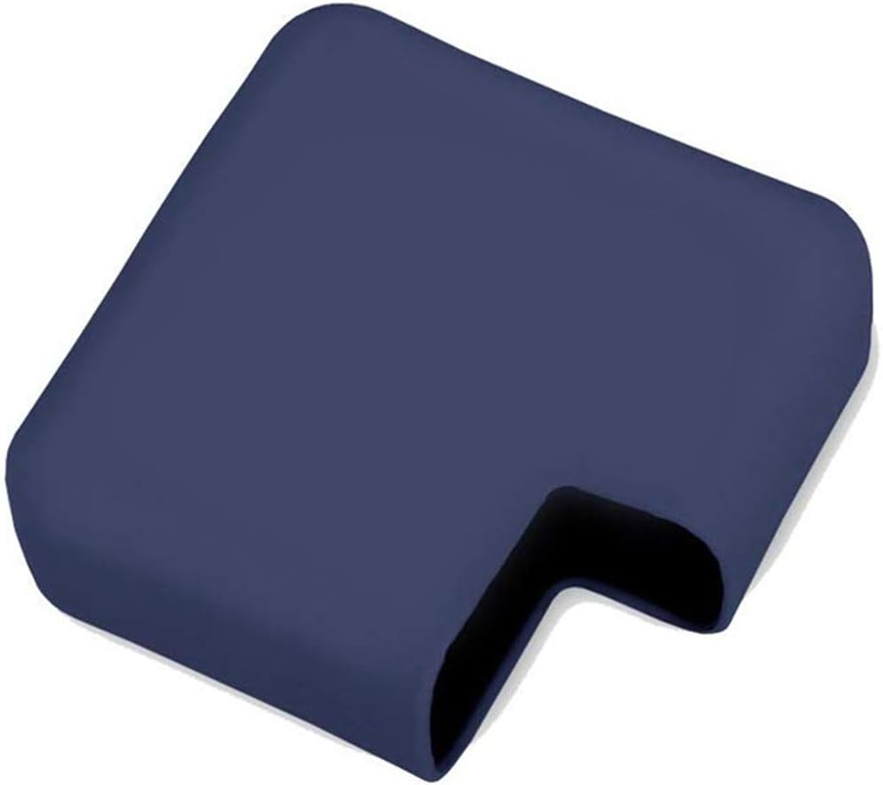 Mektron Soft Silicone Charger Protective Case for MacBook Pro 14 inch 2021 Newest Model A2442 (Only 96W Charger) & MacBook Pro 16 inch A2141 (2019 2020 Release) Power Protector Sleeve, Navy Blue