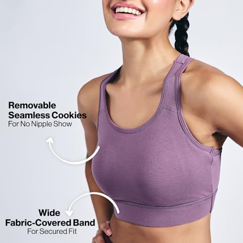 Image of NYKD (NYK904 Ultimate High Impact Non Wired & Padded Sports Bra for Women | Bounce Control with Quick Dry Formula & Multiway Straps | Ideal for Gym, Workout & Yoga