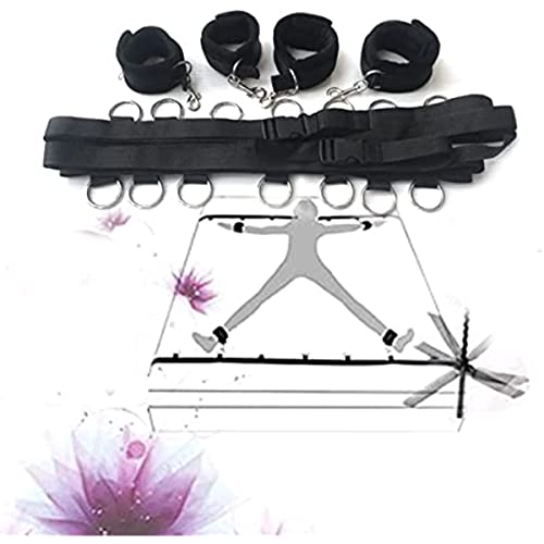 EKHOU Tapis de Sport, Dispositif de Fixation de Matelas réglable, B-D-S,M également adapté aux très Grandes Tailles Cover