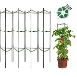 Tomato Cage, 4 Pack 48 Inch Garden Cage Plant Support Trellis for Growing Climbing Plants, Vegetable