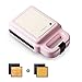 Smzj Appareil à croque-monsieur/Appareil à Sandwich 4 en 1 pour gaufre, panini,toastie et omelette,gadget de cuisine/B / 600w