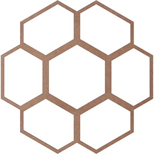 Image of Ekena Millwork 26 inchOD x 9 1 /8 inchID x 3 /8 inchT Florin Wood Fretwork Pierced Ceiling Medallion, Wood (Paint Grade)