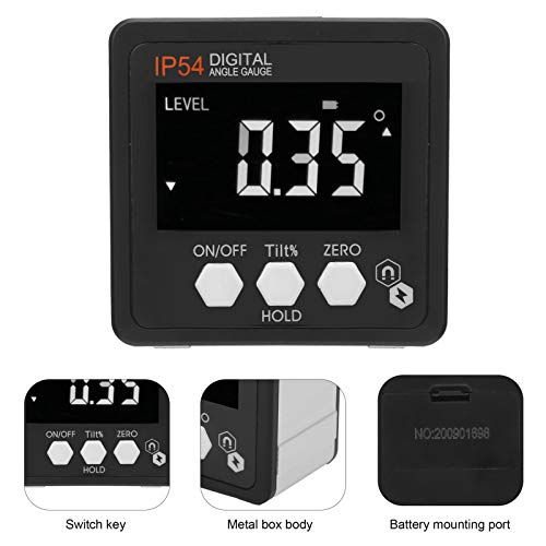 Medidor Digital de Ángulo con Pantalla LCD para Carpintería miniatura 6