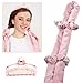 Eco-Fused Hair Curler Headband Set - Long Velour Hair Wrap Curling Ribbon You Can Sleep In - Soft Heatless Styling Tool Kit - Comes With Hair Clip and Scrunchies - For Women Girls