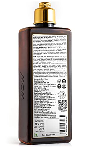 Image of WOW Skin Science Nargis Body Wash - Soften & Revive Skin - for All Skin Types - No Parabens, Sulphate & Color - 250mL