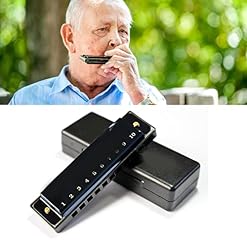 Harmonica, Orgue à Bouche 10 Trous Pleine échelle Deluxe Harmonica pour la Performance pour Débutant, Adultes, Cadeau… - Les Beatles, Paul McCartney, John Lennon, RIngo Starr, George Harrison Harmonica, Orgue à Bouche 10 Trous Pleine échelle Deluxe Harmonica pour la Performance pour Débutant, Adultes, Cadeau… – Image 2