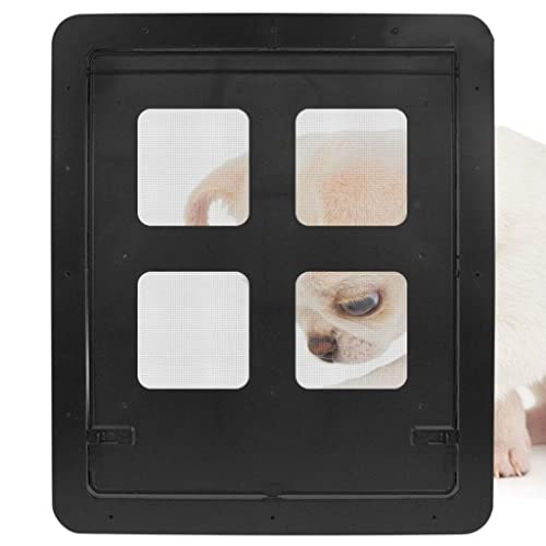 Leefasy Porta de Segurança para Animais de Estimação com de 4 Vias, Porta de Fechadura para Cães, Te