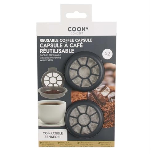 COOK CONCEPT Lot de 2 Filtres à Café Réutilisables Compatibles Senseo – vue 6