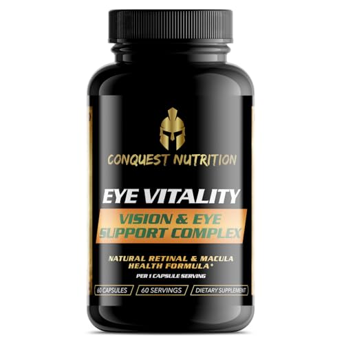 Conquest Nutrition Eye Vitality Vision & Eye Support, Enhance Eye