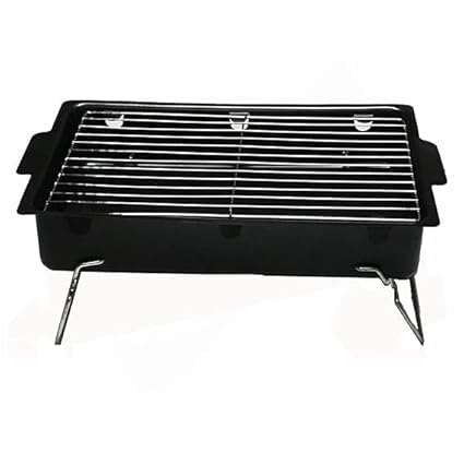 Barbecue Grill, Charcoal Grill Folding Portable Lightweight Barbecue Grill Tools for Outdoor Grilling Cooking Camping Hiking Picnics Tailgating Backpacking Party