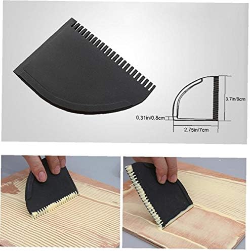 The Complete Silicone Glue Kit, Woodworking Glue Brush Washfree Tool Kit Woodworking Glue Spreader Applicator Set for Kitchen 4Pcs