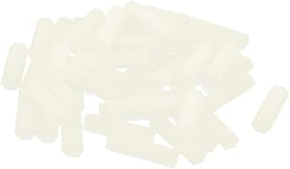 NEW LON0167 20mm 3mm Female Thread White Nylon PCB Spacer Hex Stand-Off Pillar Nut 50Pcs(20mm 3mm Innengewinde weiÃŸ Nylon PCB Spacer Sechskantabstand SÃ¤ulenmutter 50Pcs
