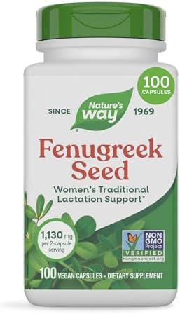 Nature's Way, Fenugreek Seed, 610 mg, 100 Vegetarian Capsules