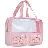 Ballet Bag Preppy Stuff Ballet Gifts Chenille Letter Bags Makeup Cosmetic Bags ballet bags for girls...