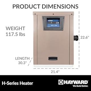 Hayward H-Series Above Ground Pool Heater Propane 135,000 BTU W3H135FDP