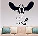 Adesivo da parete Adesivo da parete in vinile Basset Hound Hound Adesivo Cane orecchie alzate Cucina Camera da letto Soggiorno Art Decal 56X59Cm