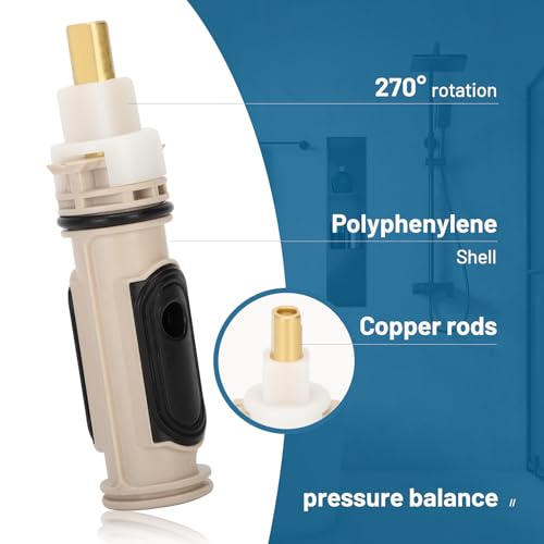 Kit de cartucho de substituição Moen 1222, compatível com torneira de temperatura posi-temp de mão ú