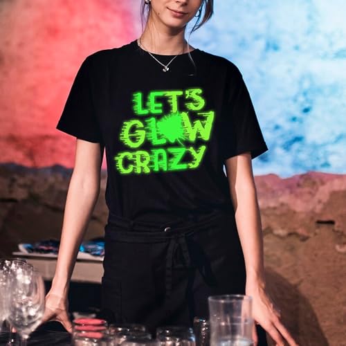 HTVSTD Brilha No Escuro Boho Htv Vinyl - 12 Folhas 12 Polegadas X 10 Polegadas Pastel Htv Iron On Vi