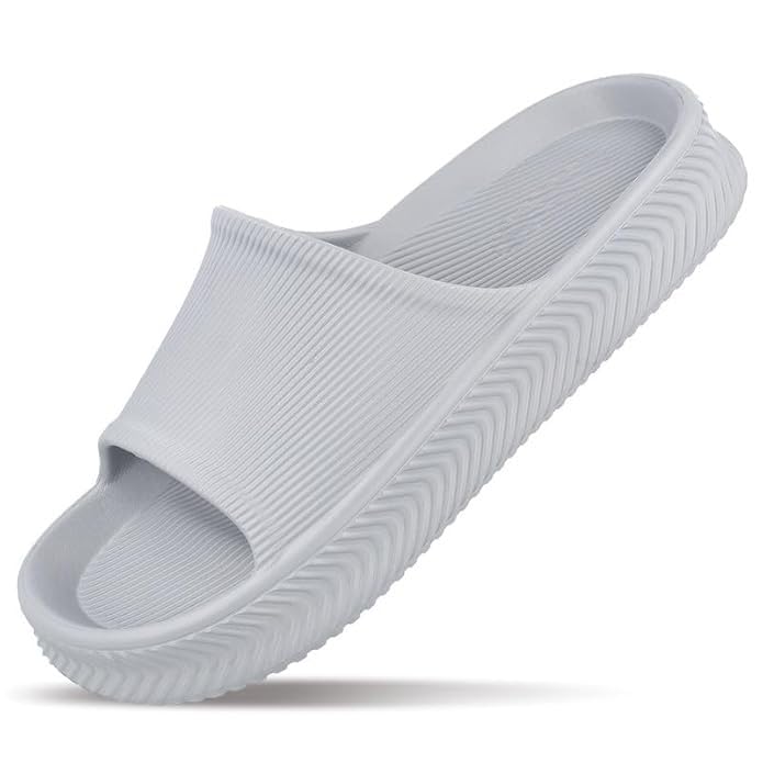 Happy Shopping - Small line Slipper Lightweight Flip Flops Stylish Comfortable Sliders for Boys & Mens. (Black, White, Grey,) (Multicolour)-picture-28