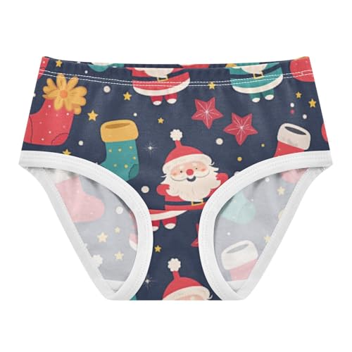 Girls' Hipster Panties Breathable Toddler Underwear for Toddler Stockings Christmas