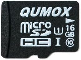 QUMOX 16GB MICRO SD MEMORY CARD CLASS 10 UHS-I 16 GB HighSpeed Write Speed 12MB/S read speed upto 70MB/S