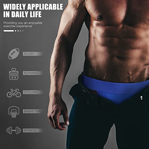 Jenaai 12 Pcs Men's Athletic Supporter L Size Elastic Performance Jockstrap Breathable Cotton Athletic Male Underwear For Workout, 6 Colors #TOP6